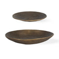 Uttermost 18255 Stratum 18 Wide Aluminum Decorative Bowls Set Of 2