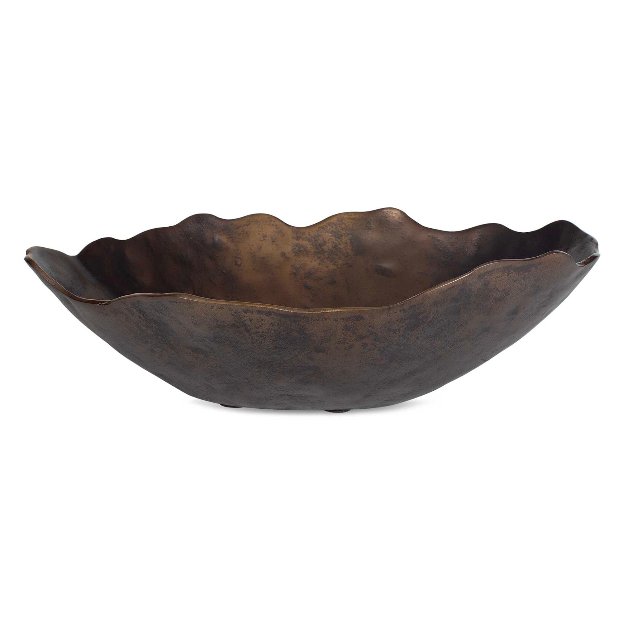 Uttermost 18274 Obscura 16 Wide Aluminum Decorative Bowl