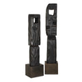 Uttermost 18282 Set Of 2 Cipher Wooden Sculptures