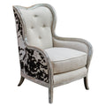 Uttermost 23611 Chalina Velvet Chair Wood And Linen N A