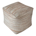 Uttermost 2395X Shiro 18 Inch Wide Hemp Pouf Ottoman