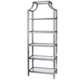 Uttermost 24514 Aurelie 84 X 30 Shelving Unit Silver Leaf N A