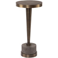 Uttermost Masika 10 1 2 Long Concrete And Metal Accent Table Bronze