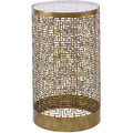 Uttermost Algernon 13 1 2 Long Glass And Iron Accent Table Relic Gold