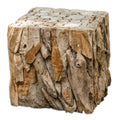 Uttermost 25592 Teak Root Bunching Cube Reclaimed Teak