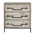 Uttermost 25810 Jory 30 Wide Mango Wood Dresser With Iron Base By Matthew Williams Aged Ivory