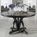 Uttermost 25861 Maiva 56 Inch Wide Mango Wood Dining Table By Matthew Williams Weathered Black N A