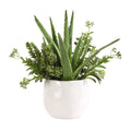 Uttermost 60244 Sundown Succulent 14 Wide Arid Succulents Artificial Succulent White