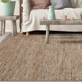 Uttermost 70035 8 Makula 8 X 10 Jute Solid Indoor Rectangular Area Natural Jute