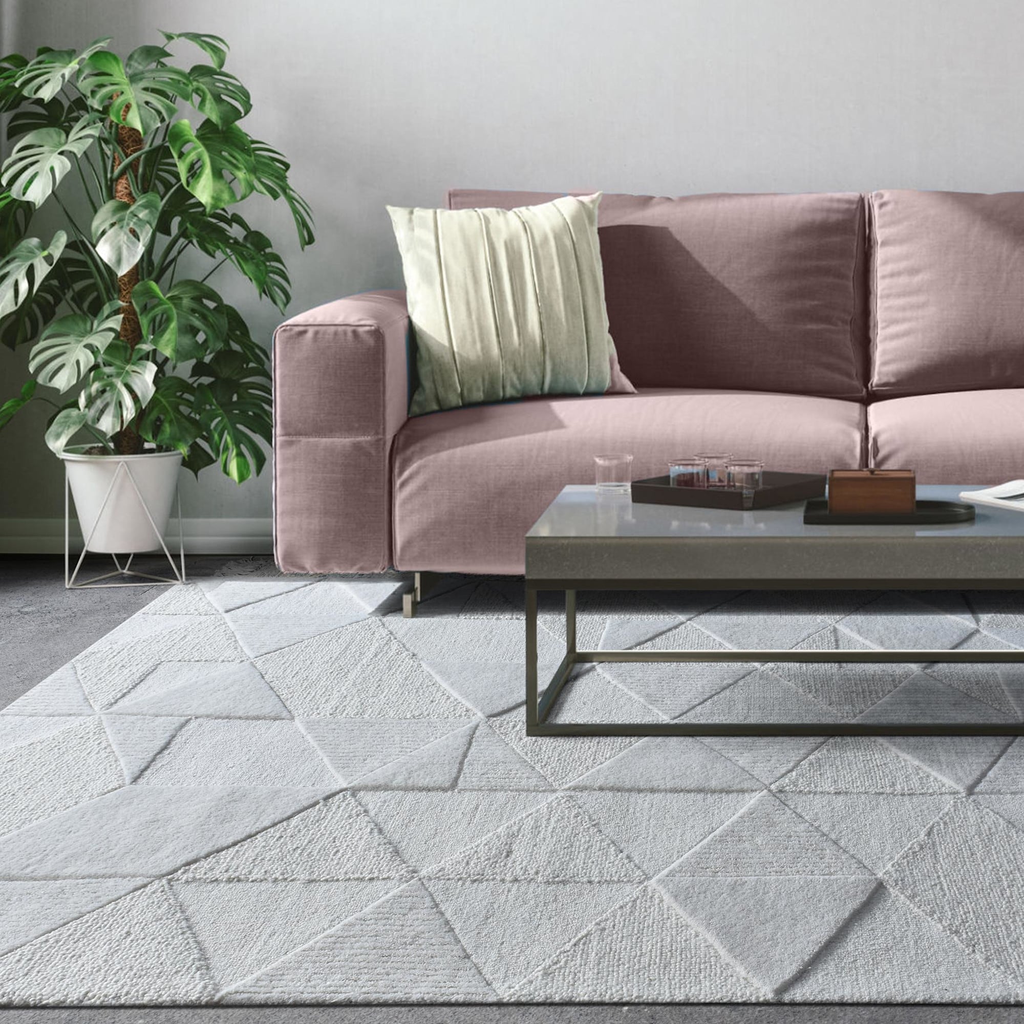 Uttermost 73092 6 La Veta 6 X 9 Wool Geometric Indoor Rectangular
