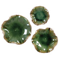 Uttermost Abella Green Ceramic Wall Decors Set Of 3