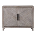 Uttermost 24873 Adalind 40 Wide Contemporary Fir Wood Accent Cabinet With Antique Bronze Door Pulls White Washed Glaze