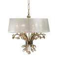 Uttermost Alenya Burnished Gold 6 Light Chandelier
