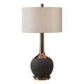 Uttermost Arnav Matte Black 1 Light Table Lamp