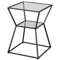 Uttermost 24438 Auryon 23 X 16 Accent Table Black Iron