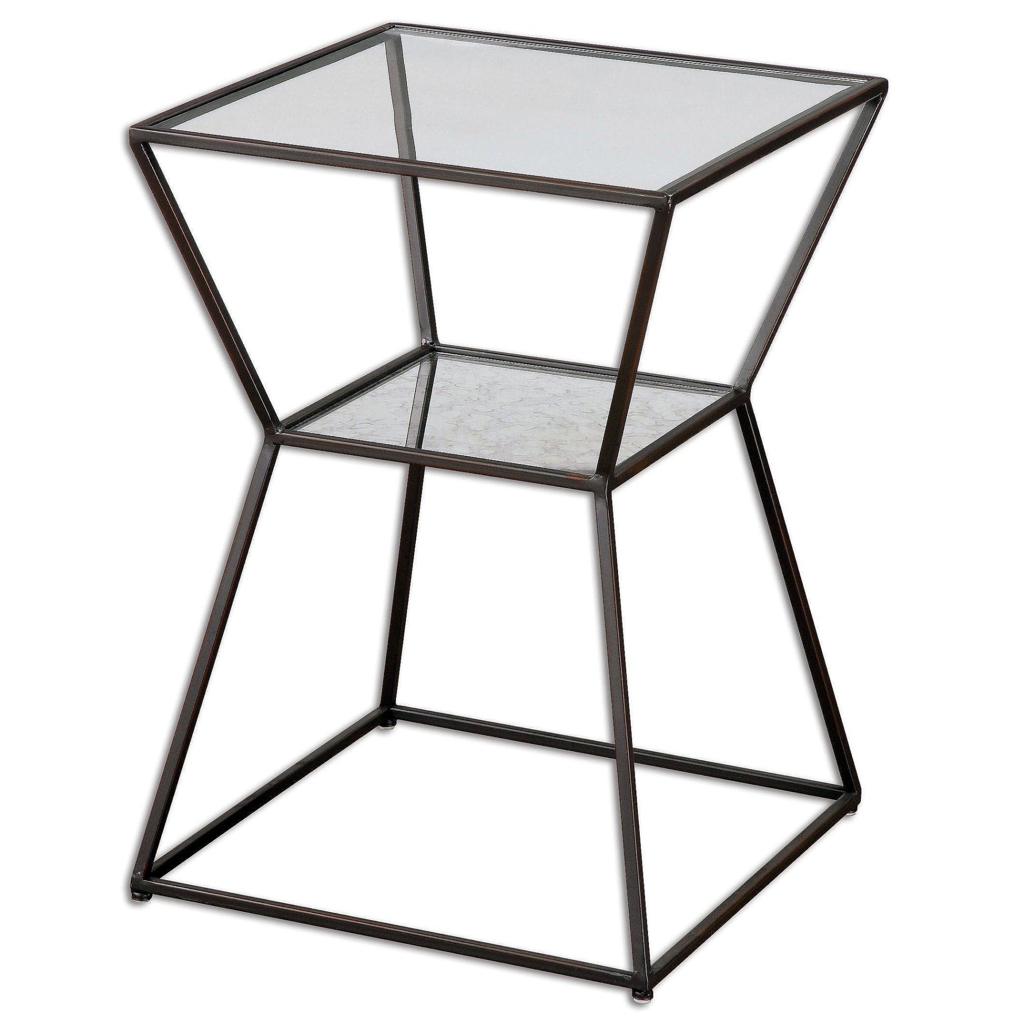 Uttermost 24438 Auryon 23 X 16 Accent Table Black Iron