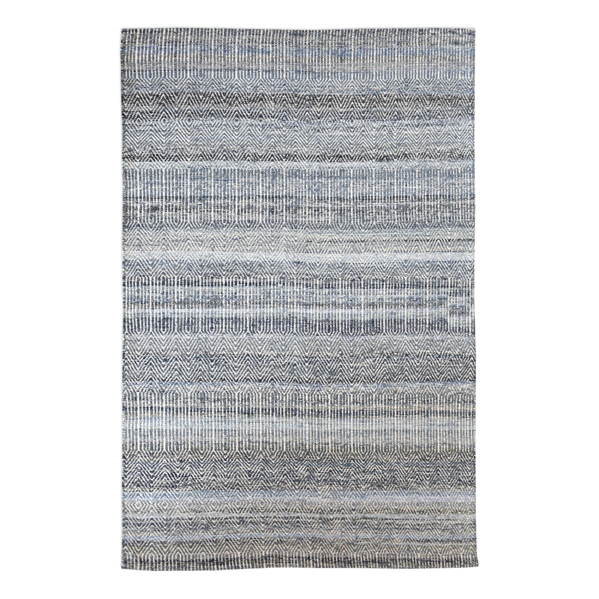 Uttermost Bolivia 9 X 12 Rectangle Cotton Transitional Area Rug Blue