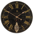 Uttermost Bond Street 30 Inch Black Wall Clock