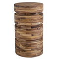 Uttermost 25460 Boone 12 Diameter Monochromatic Acacia Wood Drink Light Natural