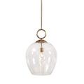 Uttermost Calix Aged Brass 1 Light Pendant