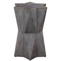 Uttermost 24948 Capella 16 Wide Star Shaped With Faux Shagreen Charcoal Gray