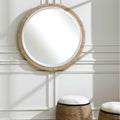 Uttermost 09668 Mrr Carbet 40 Round Modern Tropical Beach Large Wall Natural White