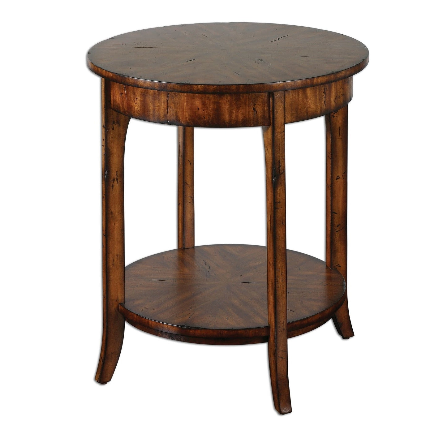 Uttermost 24228 Carmel Lamp Table Natural Wood
