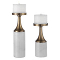 Uttermost Castiel Marble Candle Holders Set Of 2