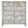 Uttermost 25862 Catori 34 Wide Mahogany Wood Cabinet With Adjustable Shelving By Matthew Williams Smoked Ivory