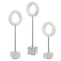 Uttermost Coin Toss Marble Rings Set Of 3
