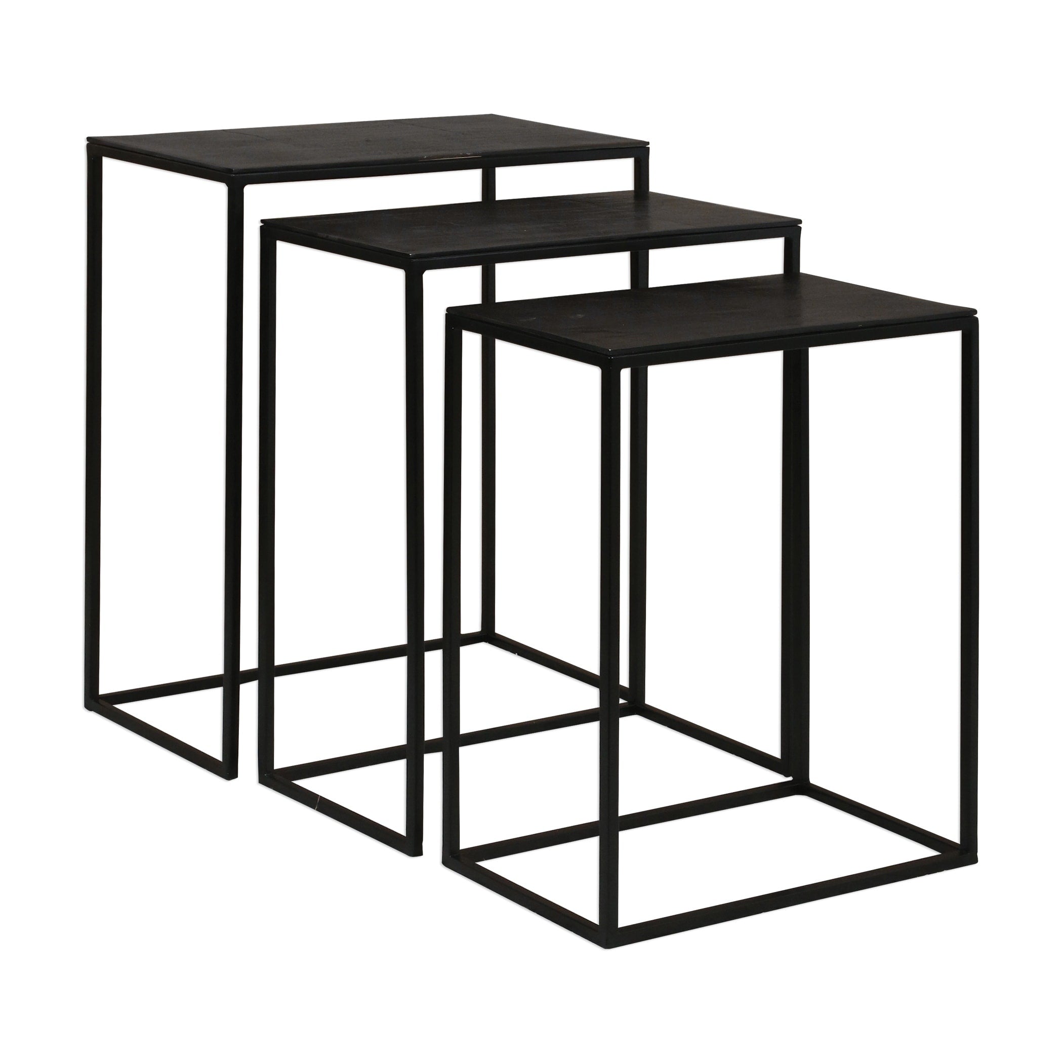 Uttermost Coreen Iron Nesting Tables Set Of 3