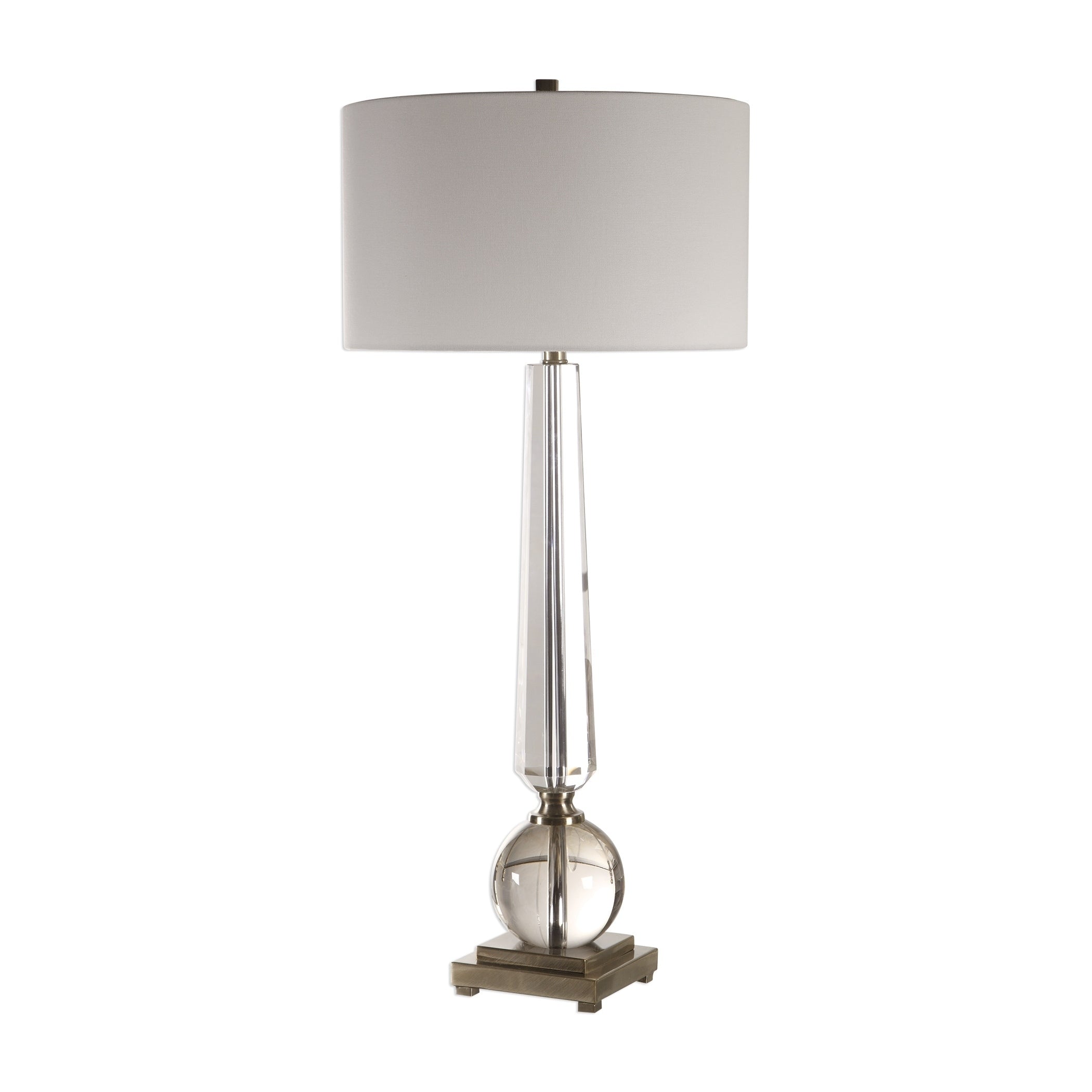 Uttermost Crista Clear 1 Light Table Lamp