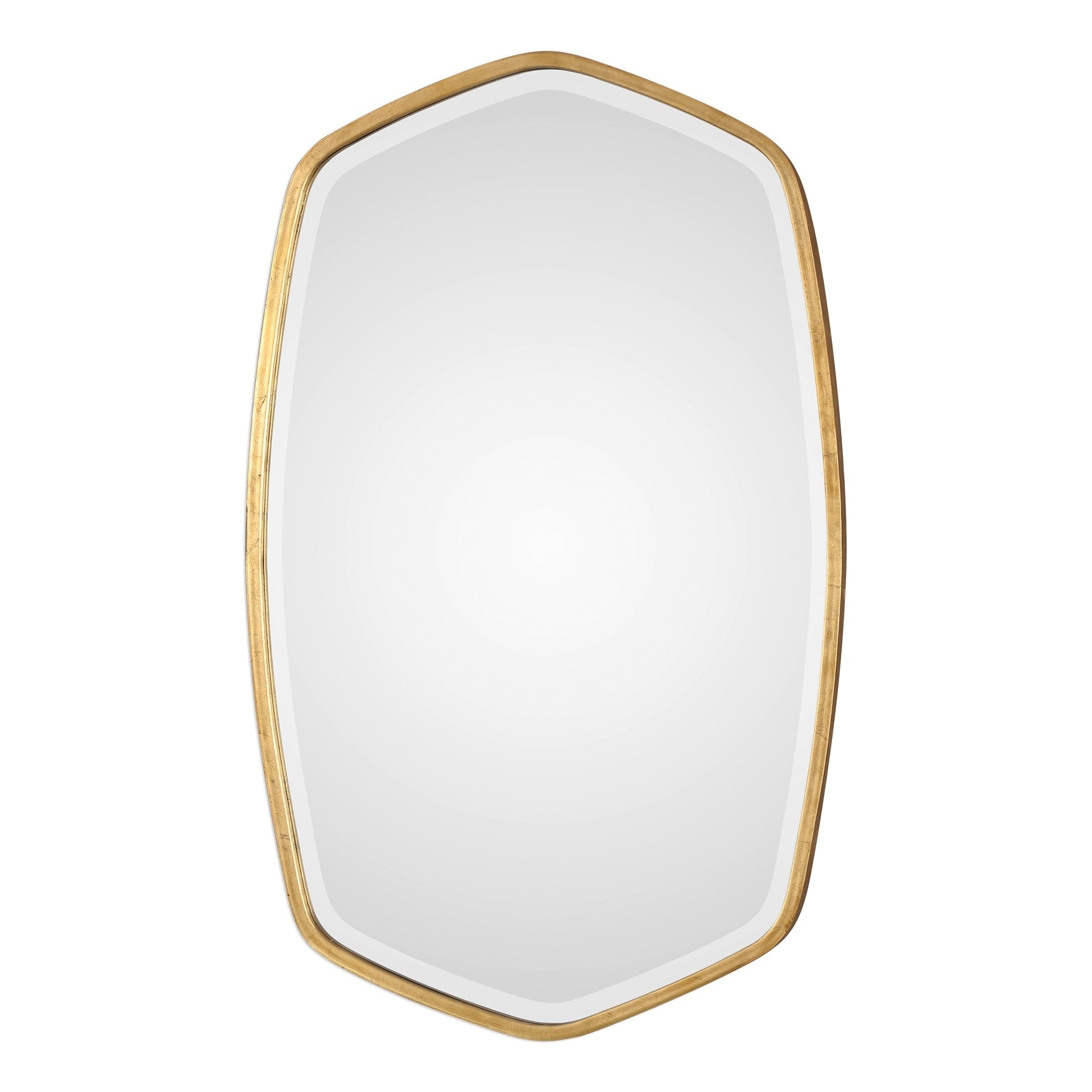 Uttermost Duronia Antiqued Gold Leaf Mirror