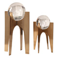 Uttermost Ellianna Brushed Plated Copper Bronze Spheres Set Of 2