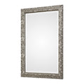 Uttermost Evelina Silver Leaves Mirror 24.625X34.625X1