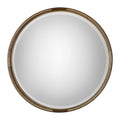 Uttermost 09244 Finnick 36 Diameter Iron Coil Frame Beveled Front Round Mirror From Grace Feyock Gold