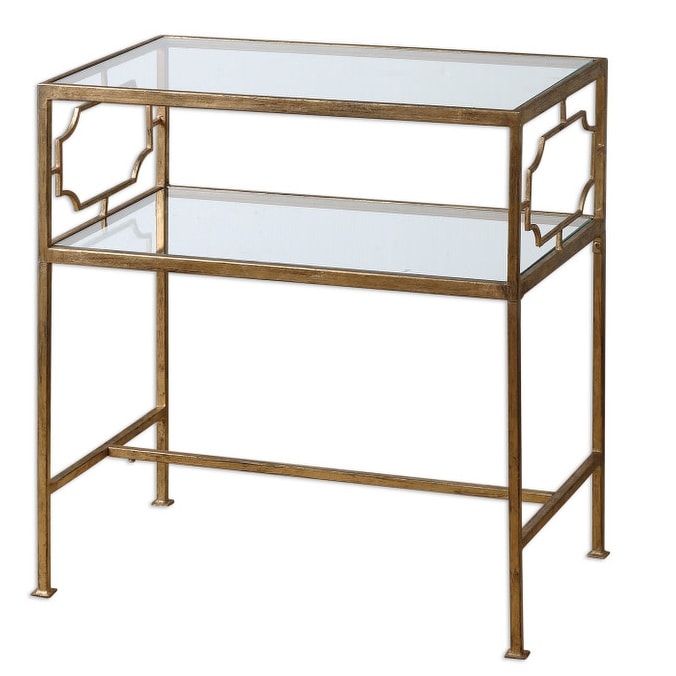 Uttermost 24335 Genell Table Antique Gold