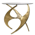 Uttermost 24516 Graciano Accent Table Designed By Grace Feyock Antique Gold