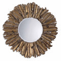 Uttermost 12742 B Hemani Mirror Antique Gold Leaf