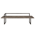 Uttermost 24701 Herbert 86 Inch Wide Reclaimed Fir Wood Bench Aged Black N A