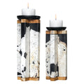 Uttermost Illini Stone Candle Holders Set Of 2