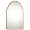 Uttermost Kenitra Gold Arch Decorative Wall Mirror Antique Silver 24X40X1.125