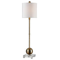 Uttermost Laton 1 Light Brushed Brass Buffet Lamp