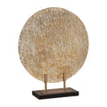 Uttermost Layan Black Art Glass Charger