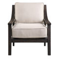 Uttermost 23391 Lyle 27 1 4 Inch Wide Wood Frame Accent Chair With Fabric Uphols Neutral Walnut