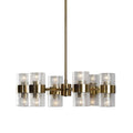 Uttermost Marinot 12 Light 26 Wide Single Tier Chandelier With