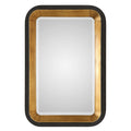 Uttermost Niva Antiqued Metallic Gold Leaf Mirror