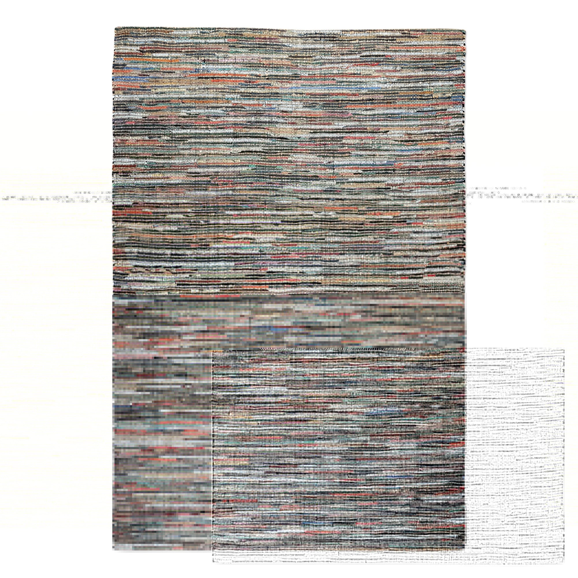 Uttermost Nyala 8 X 10 Rectangle Leather Stripes Area Rug