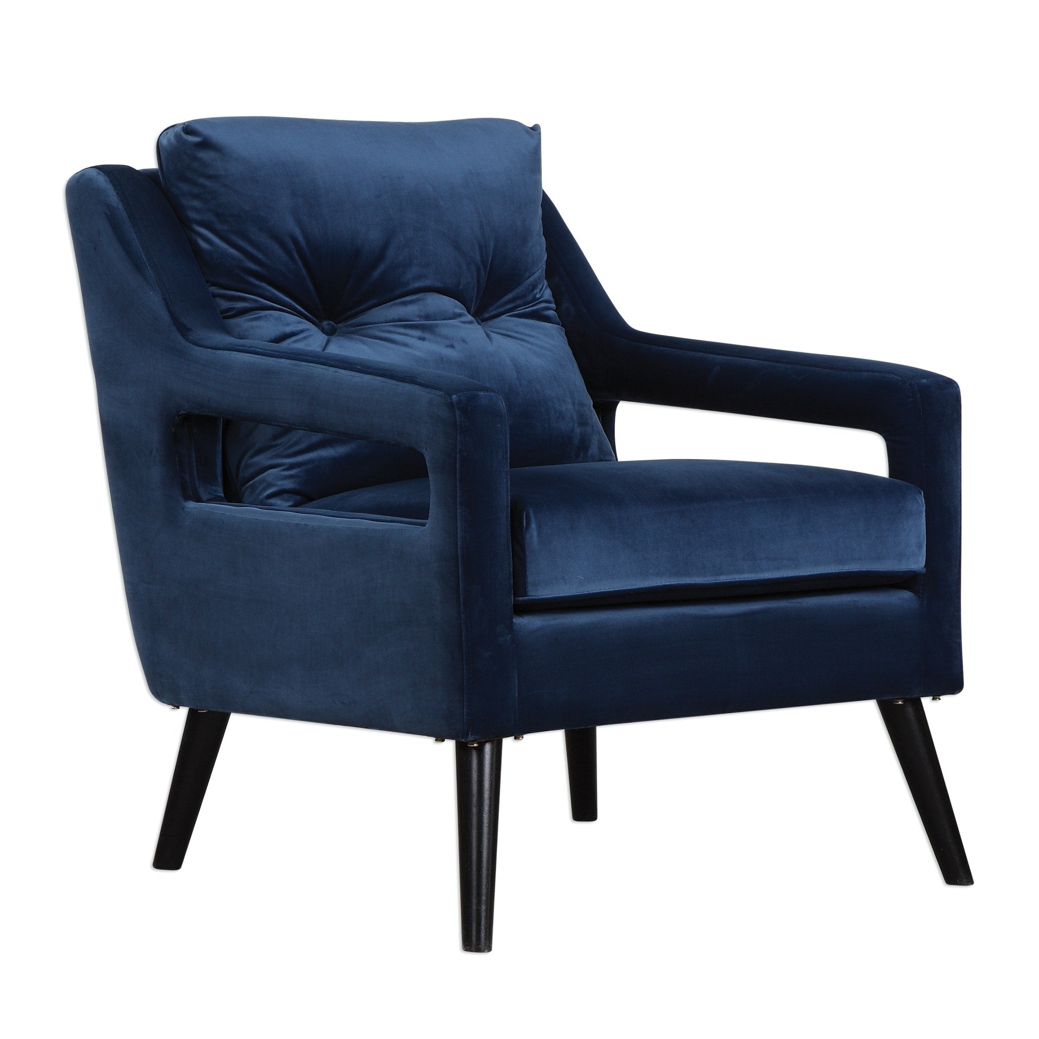 Uttermost Obrien Antique Black Arm Chair