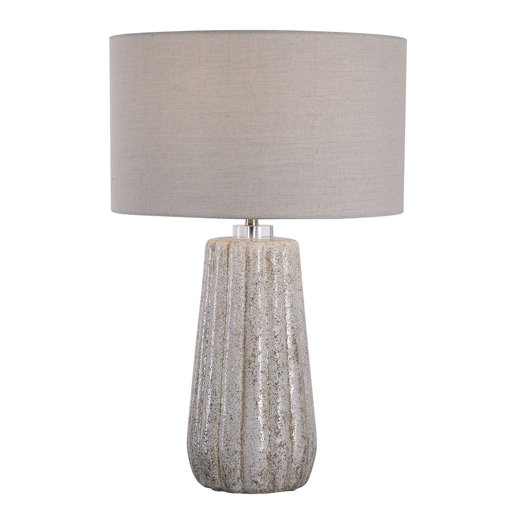Uttermost Pikes Stone Ivory Table Lamp
